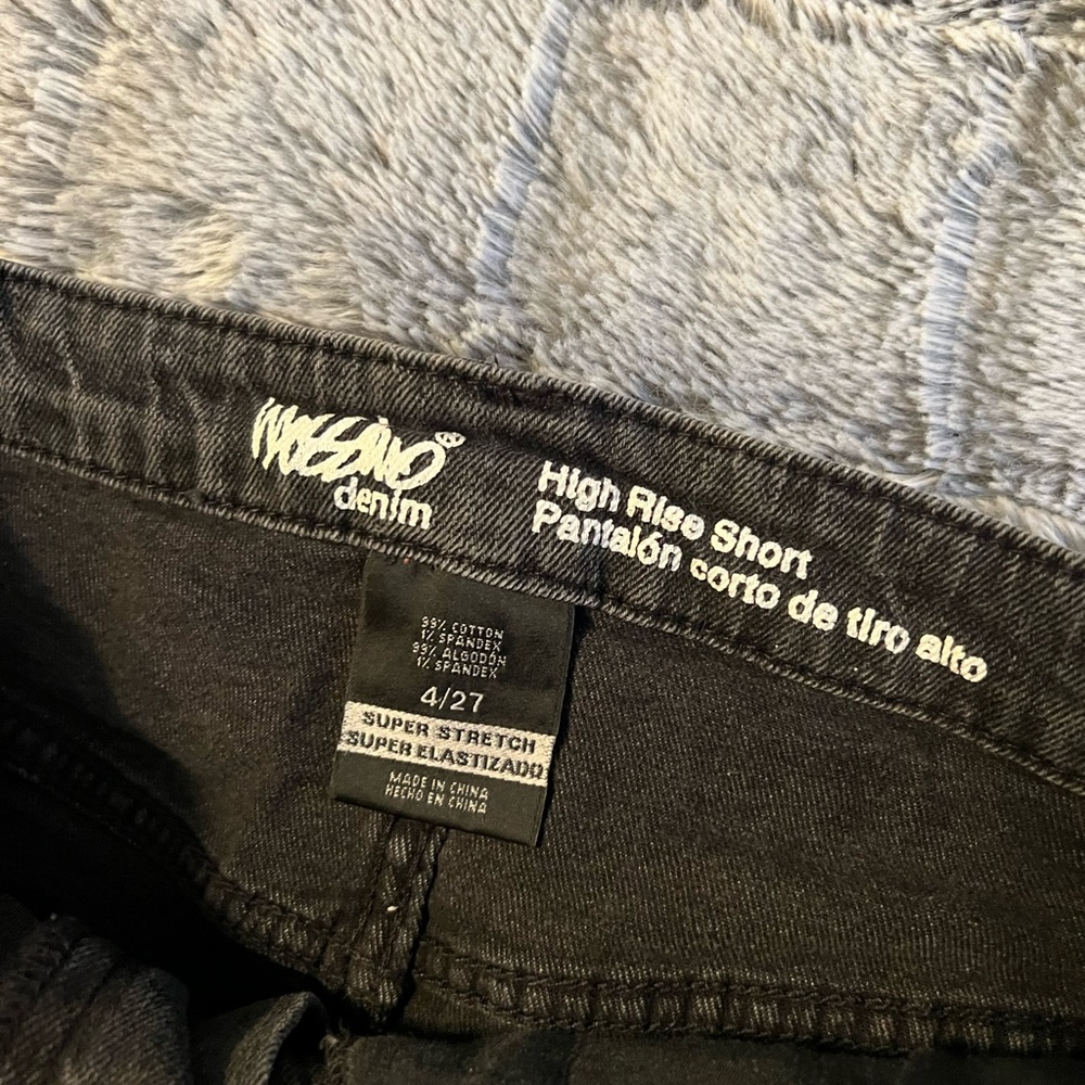 Target Distressed High Rise Jean Shorts - Picture 4 of 4
